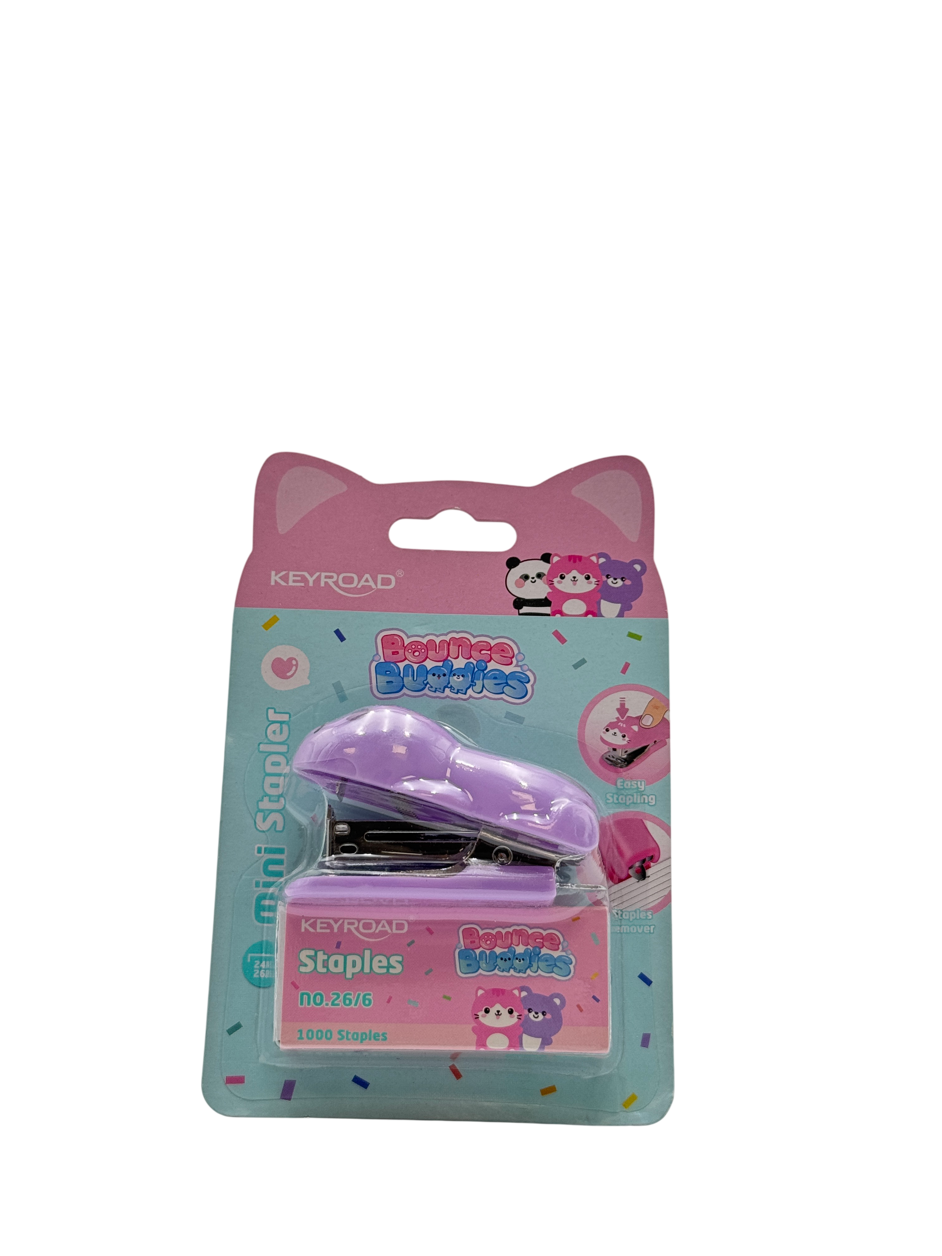 Keyroad Stapler Plastic Multicolor 1000 Pcs 3+