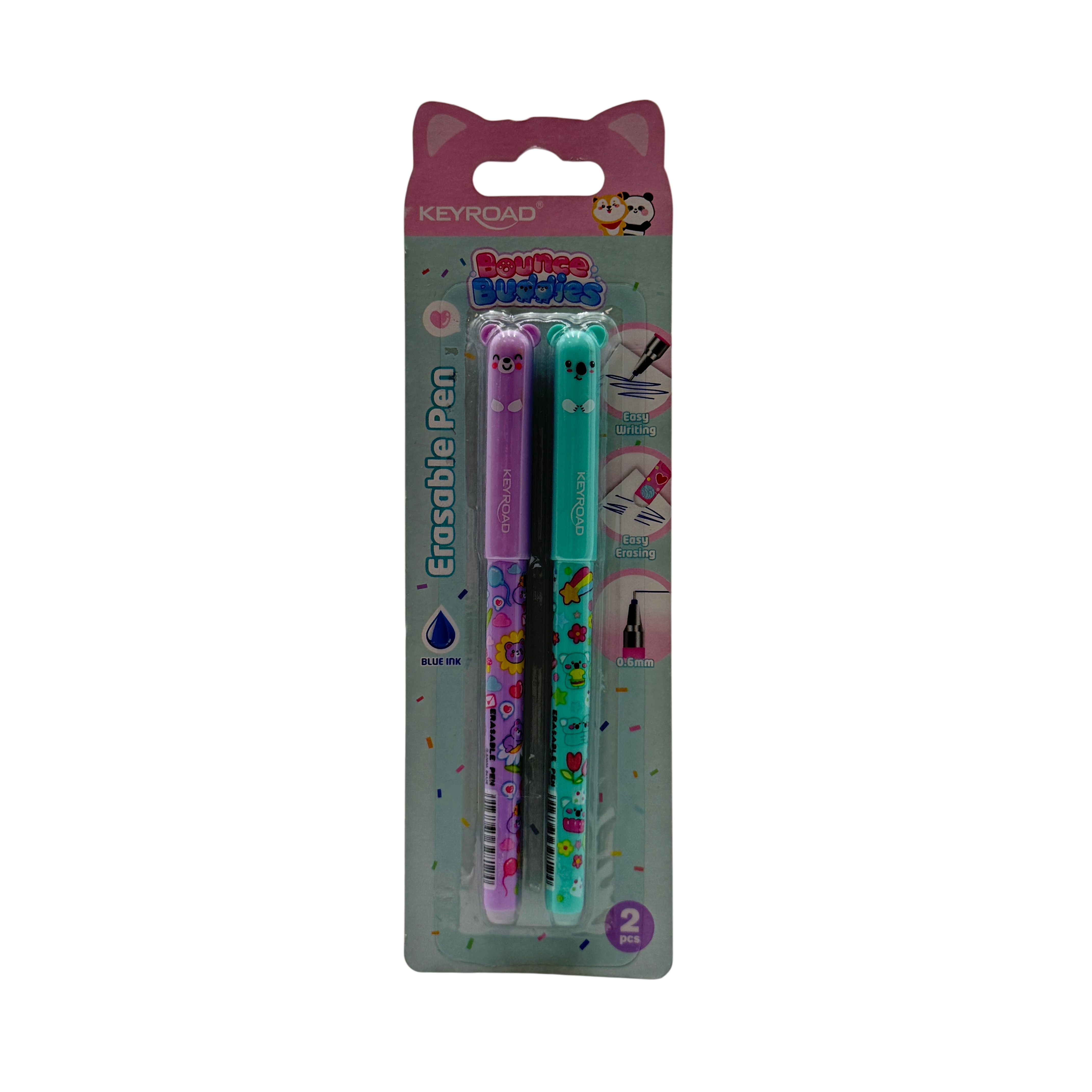 Gel Pen Plastic Multicolor 2 Pcs