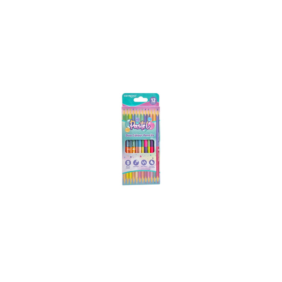 Keyroad Duo Colored Pencils 12 pcs