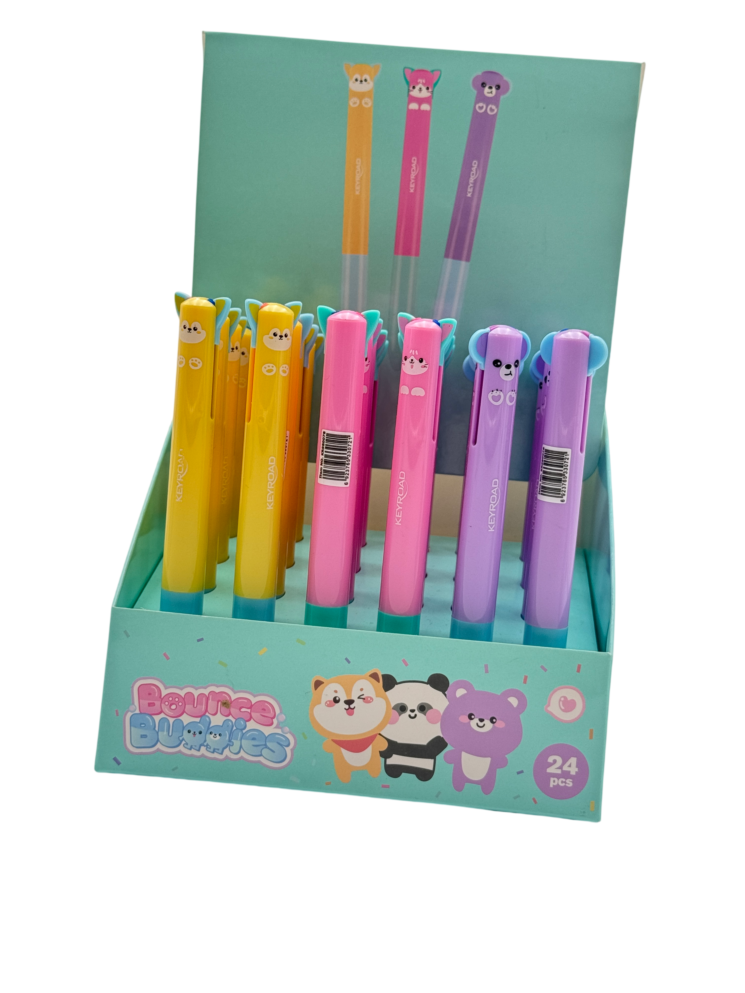 Keyroad Ballpoint Pen Plastic Multicolor 24 Pcs 3+