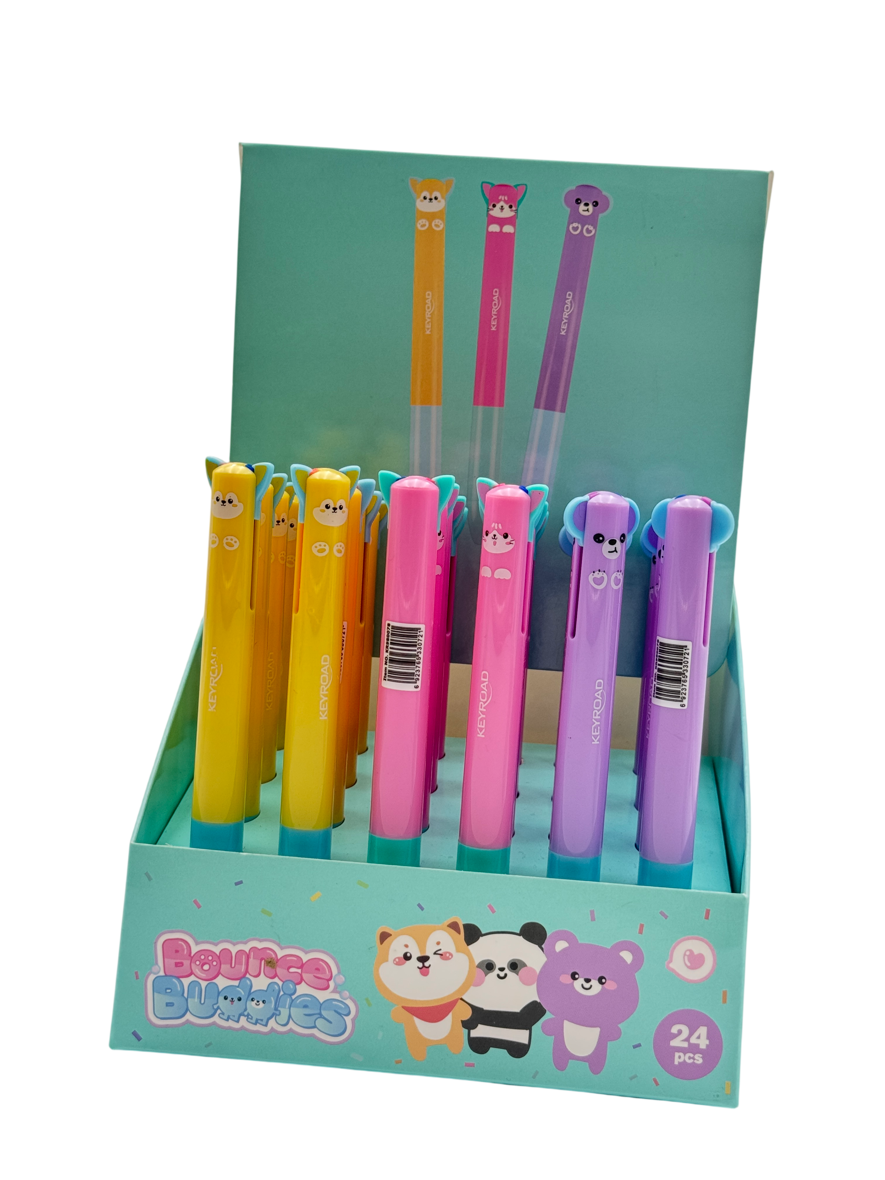 Keyroad Ballpoint Pen Plastic Multicolor 24 Pcs 3+