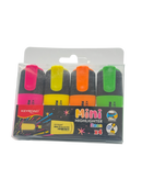 Keyroad Highlighter Set Plastic Multicolor 4 Pcs