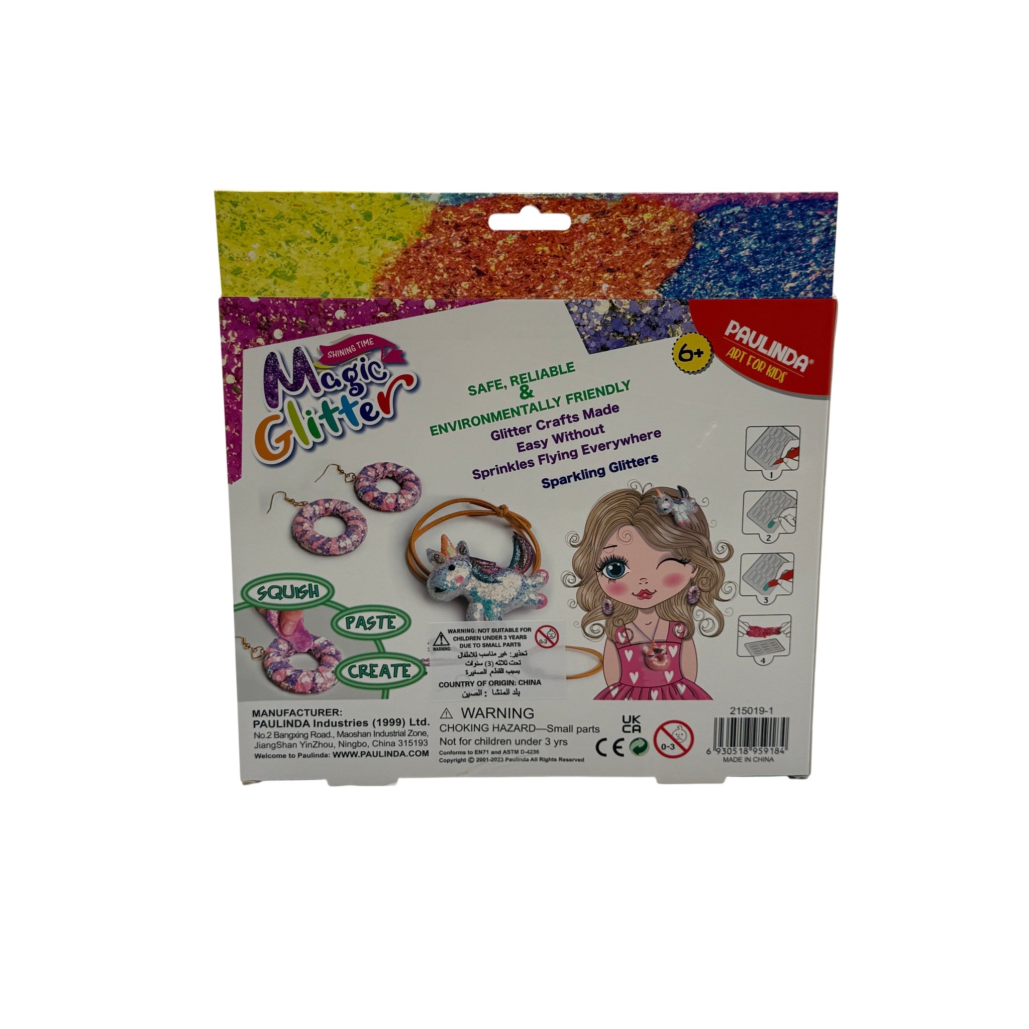 Paulinda Plastic Craft Set for Kids 3+