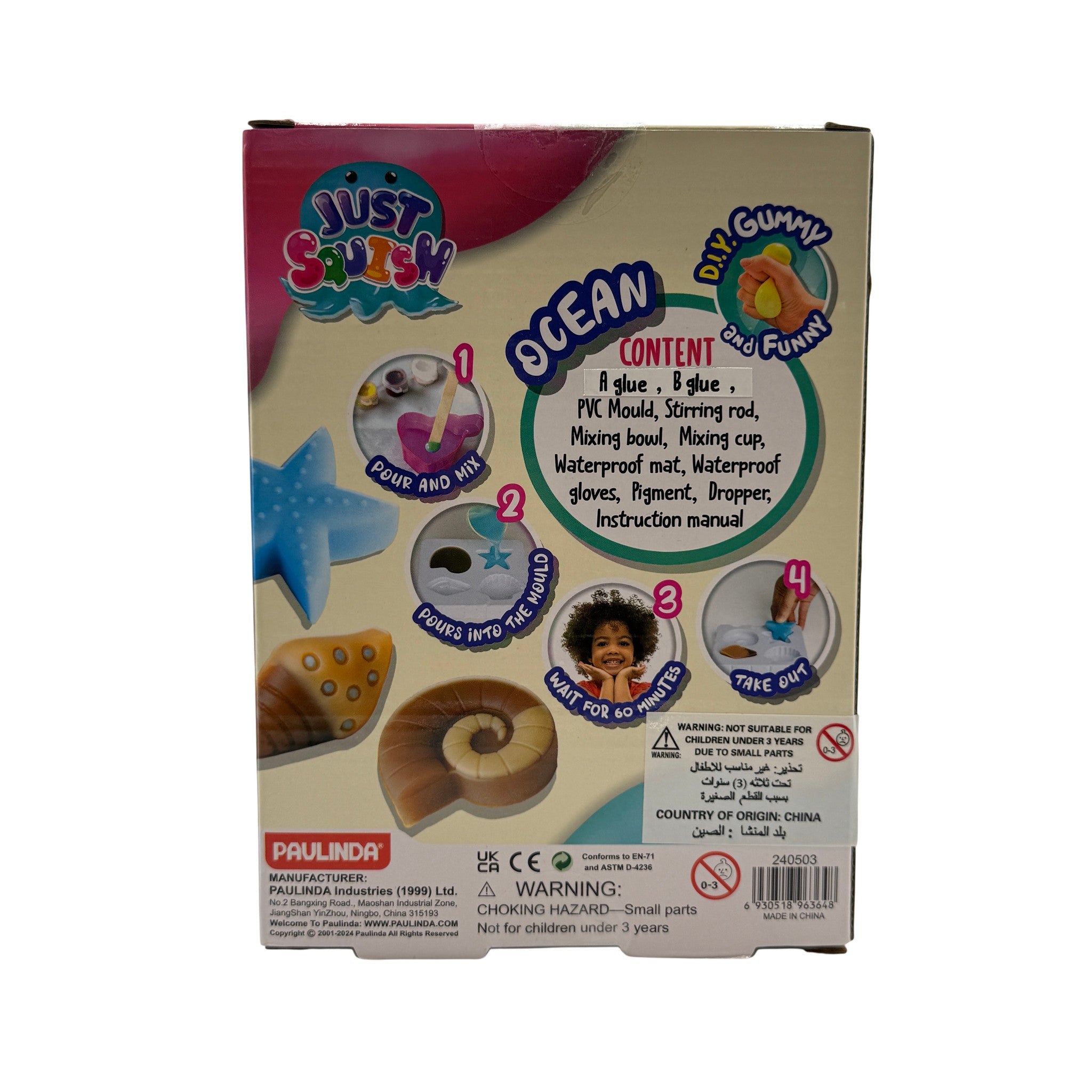 Paulinda DIY Slime Craft Set Plastic Multicolor 3+