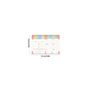 A5 Weekly Planner Paper White 14.8x21 CM 3+