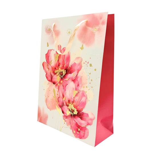 30 x 42 x 12 cm  Hbd Gift Bag L Pink