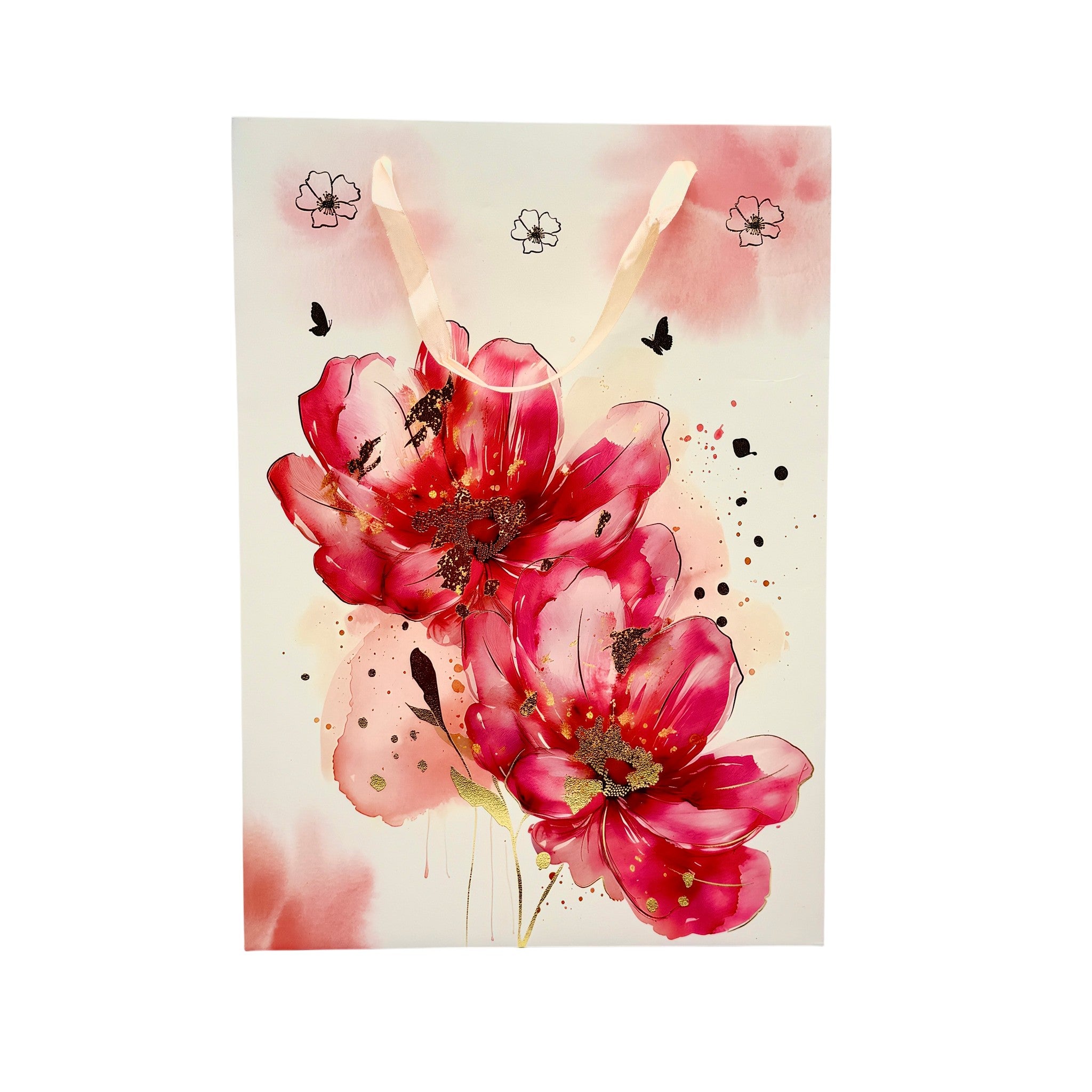 Gift Bags Paper Pink 30x42x12 CM 3 Pcs 3+ AW26
