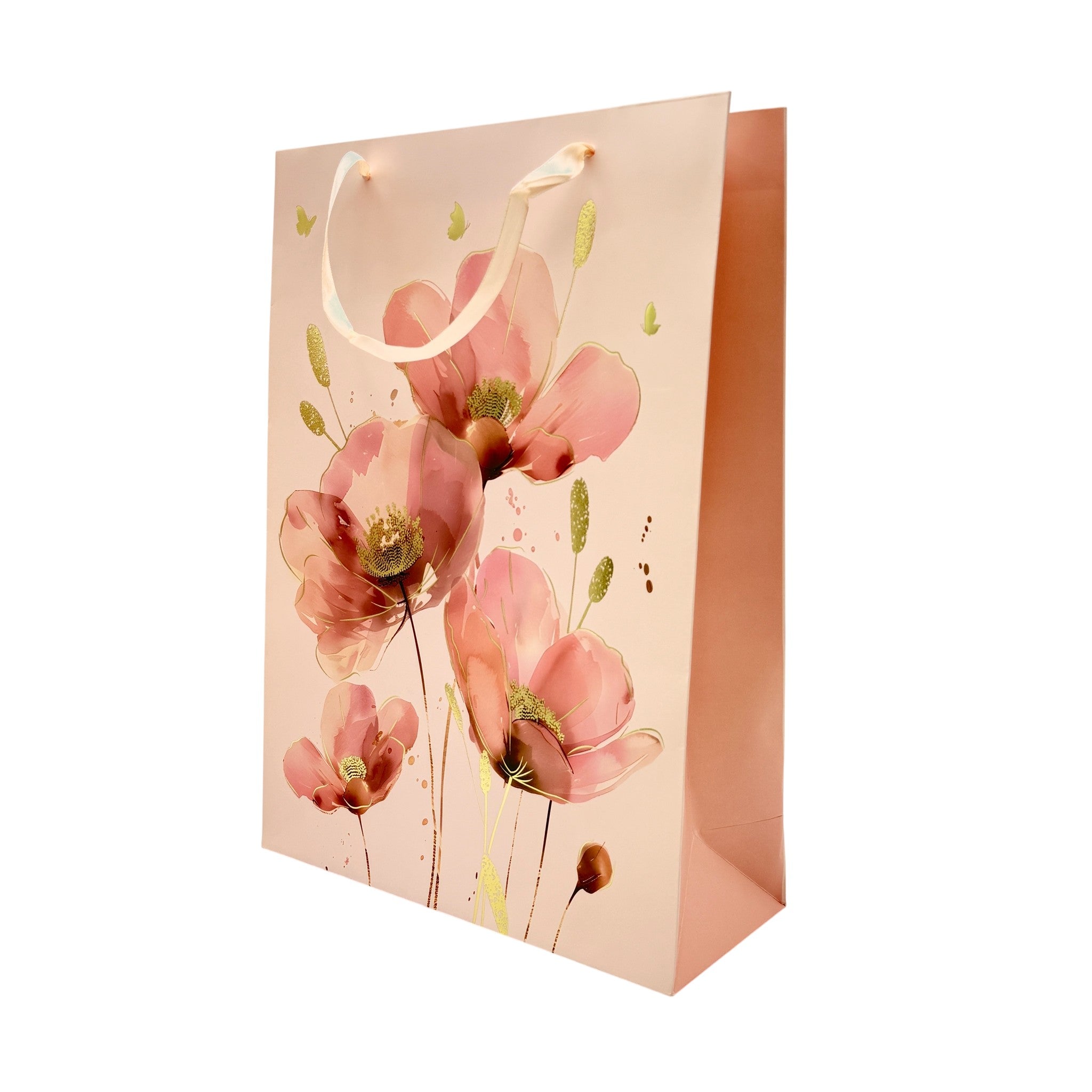 Gift Bags Paper Pink 30x42x12 CM 3 Pcs 3+ AW26