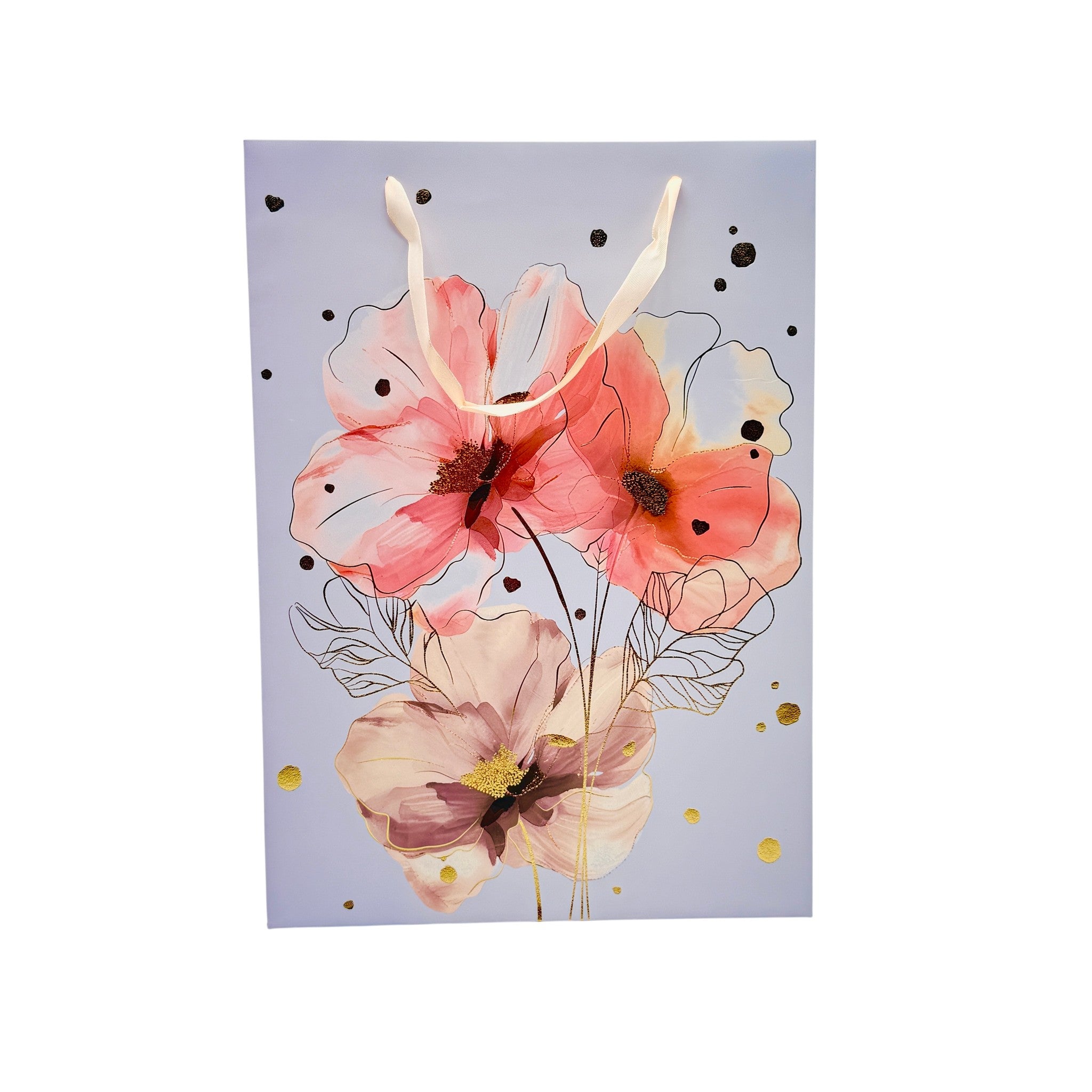 Gift Bags Paper Pink 30x42x12 CM 3 Pcs 3+ AW26