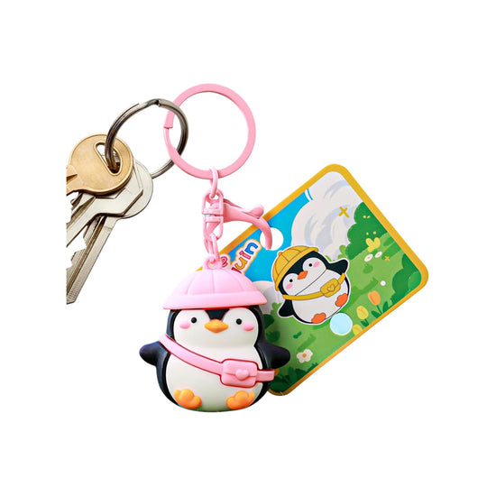 Penguin Bag Charm White