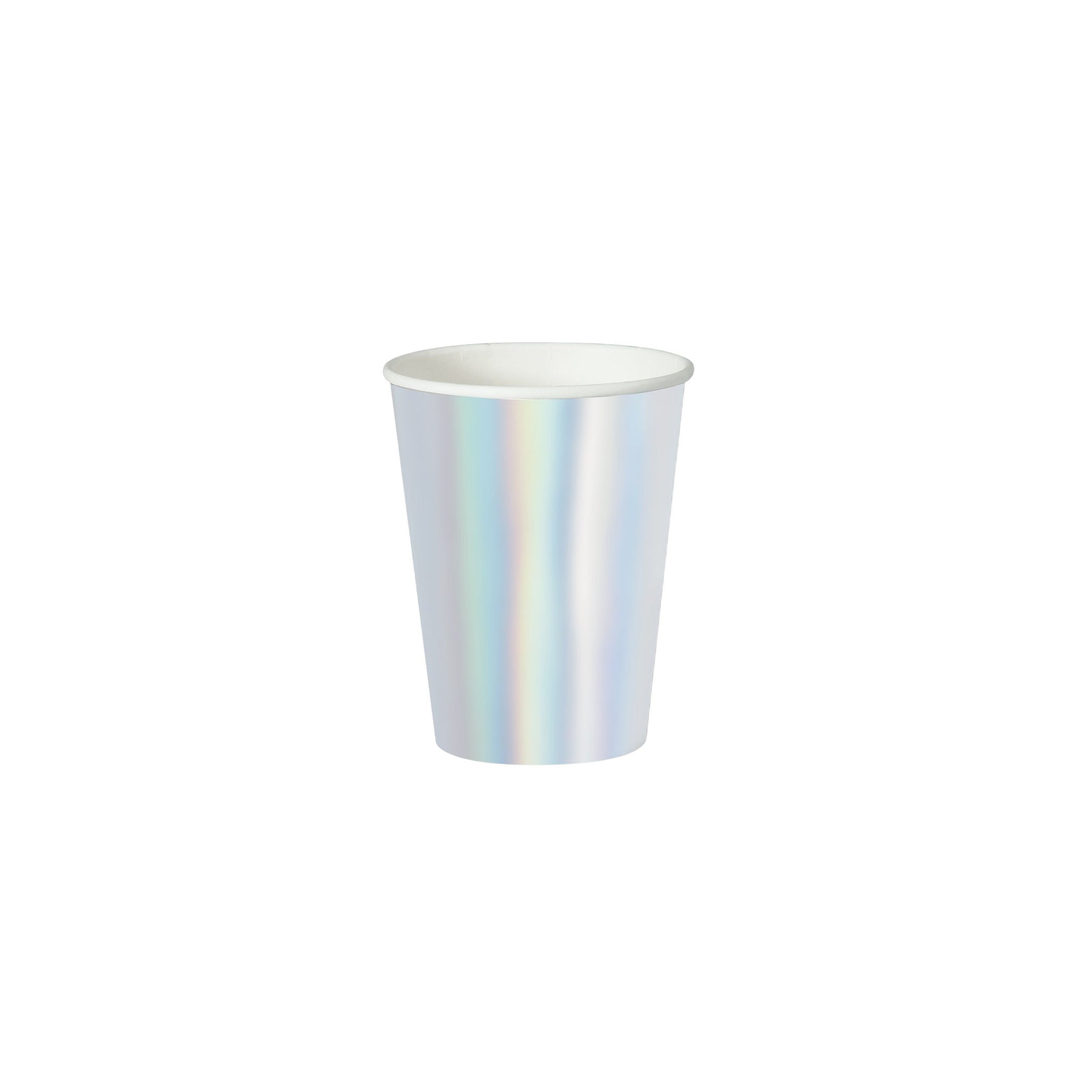HK Disposable Tableware Paper Cup Silver 250 ML 8 Pcs 3+