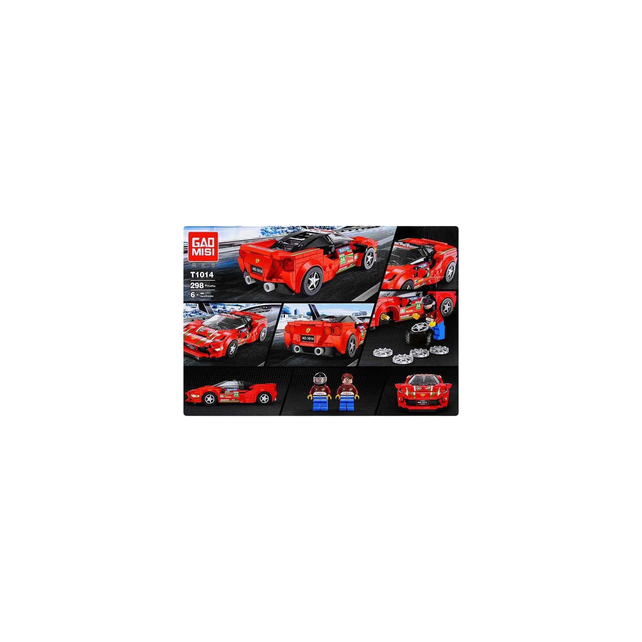 GAOMISI Standard Blocks Toy Plastic 298 Pcs 3+