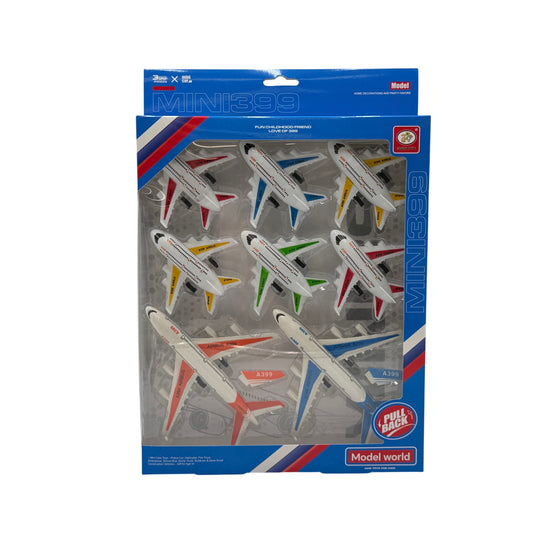 Die Cast Plane Set 8 pcs