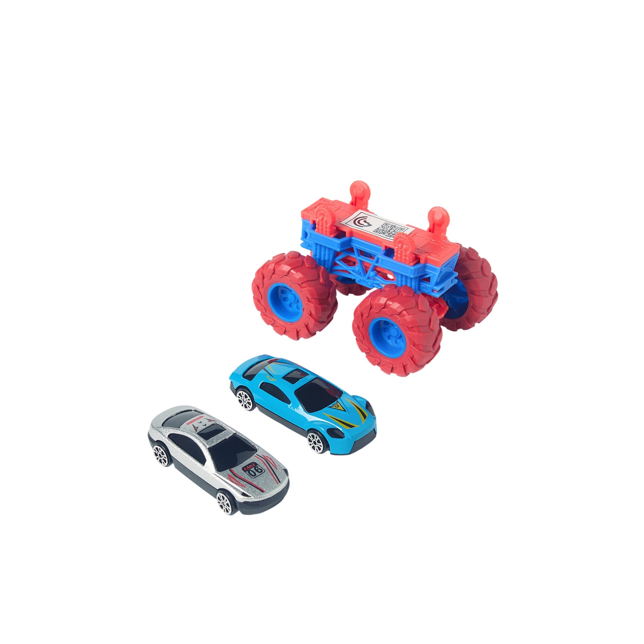 Die Cast Car Toy Plastic Multicolor 3 Pcs 3+