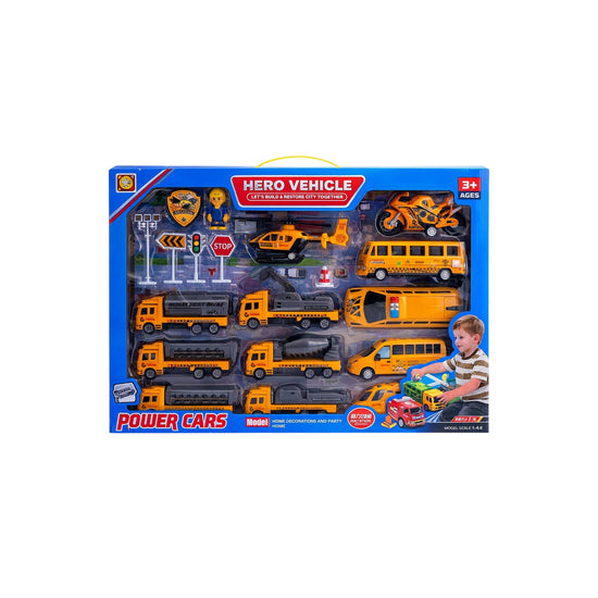 Construction Truck Set 9 pcs