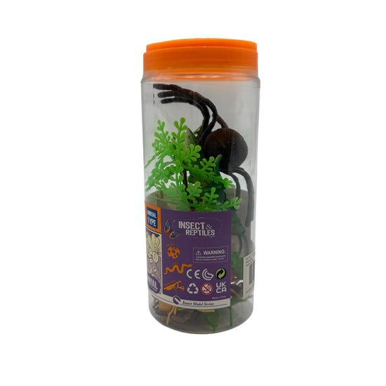 17 pcs Realistic Insect Figure Set