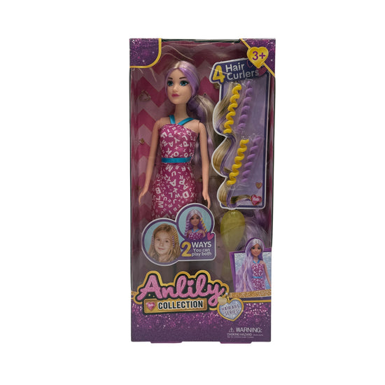Fashion Doll with Hair Play Set