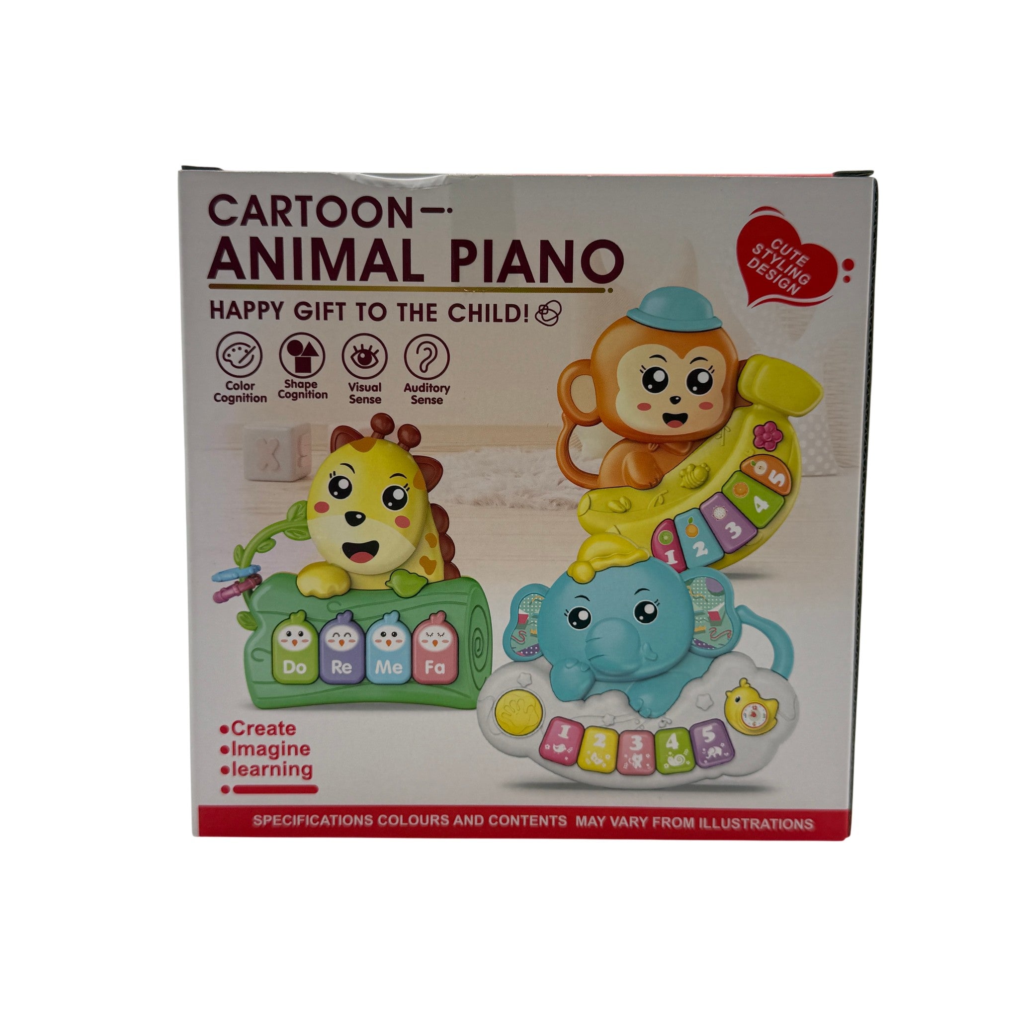 Bomei Piano Musical Instrument Toy Plastic 3+
