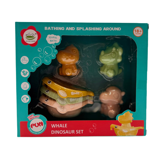 Floating Bath Toy Whale & Dinosaur