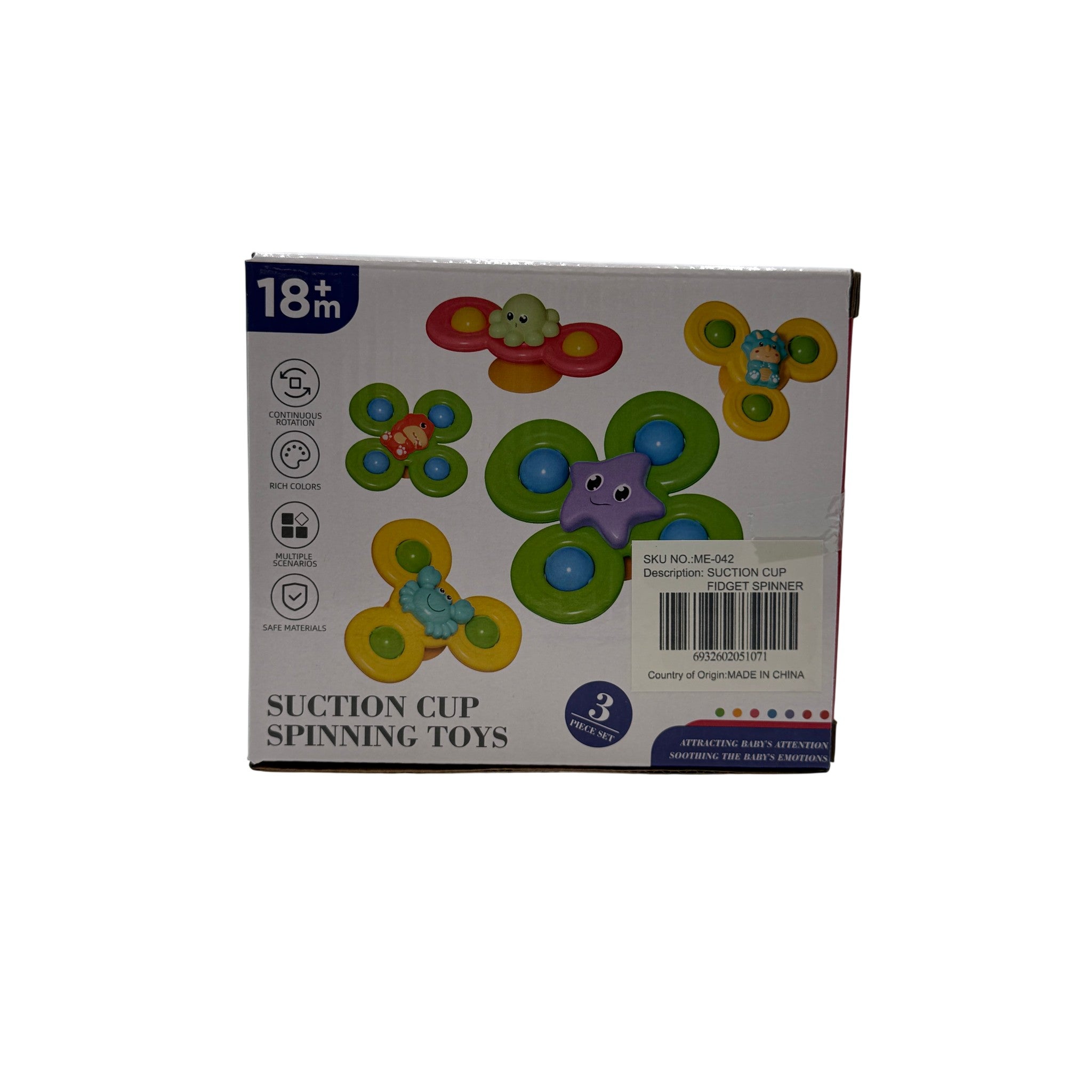 Fidget Toy Suction Cup Fidget Spinner