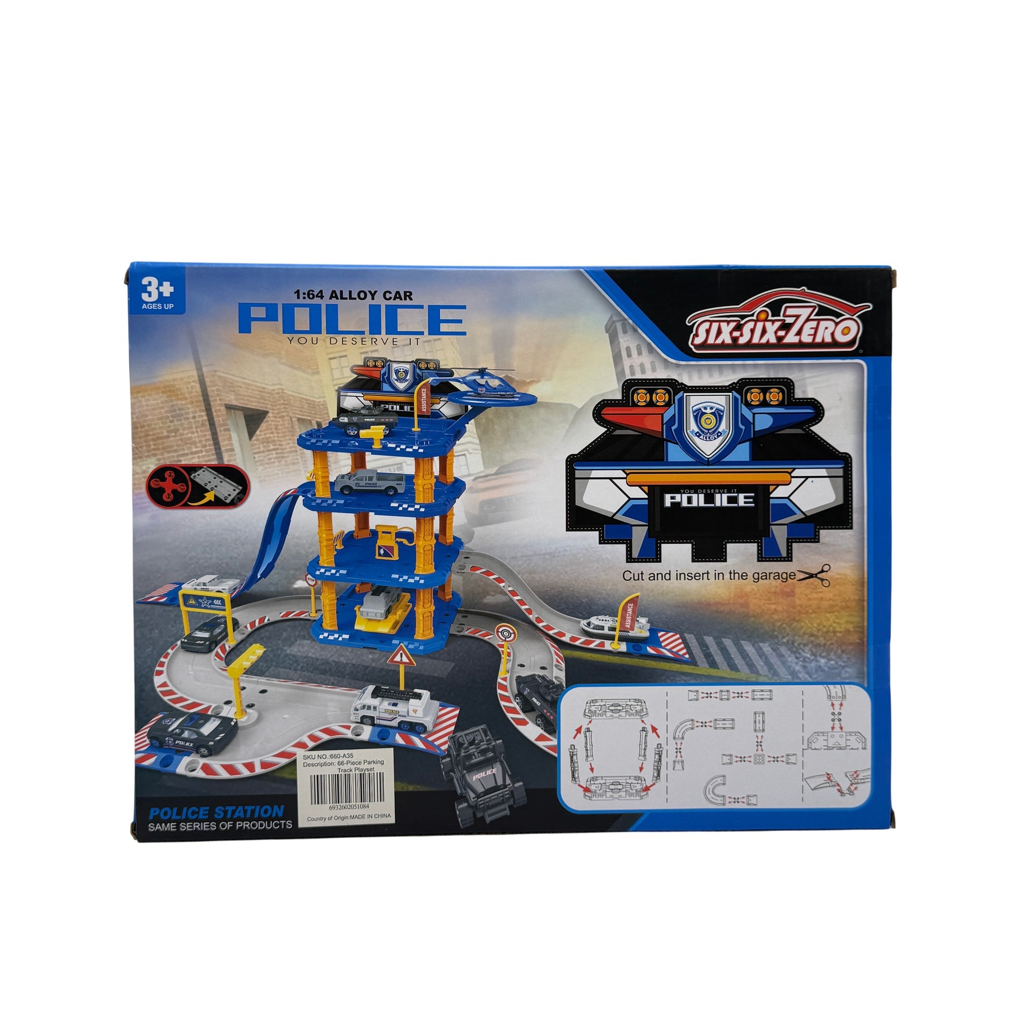 Xiao Bai Cai Ramp Track Set Plastic 66 Pcs 3+