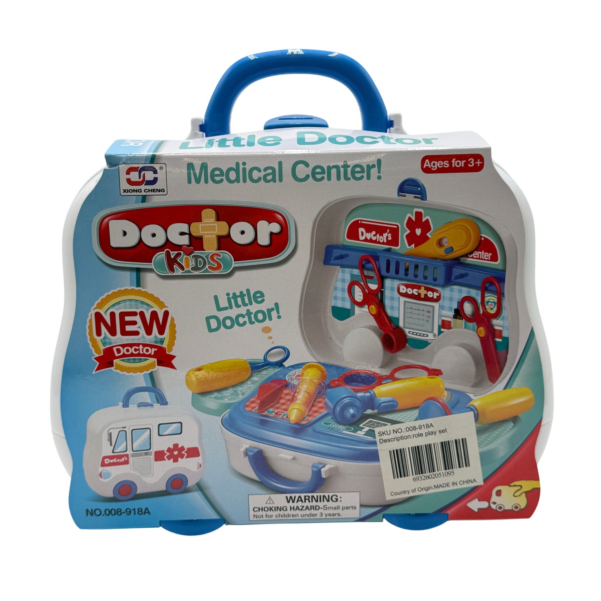 Xiongcheng Medical Set Toy Plastic Multicolor 3+