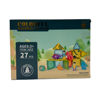 Magnetic Blocks Plastic Multicolor 5.5 cm 27 Pcs 3+