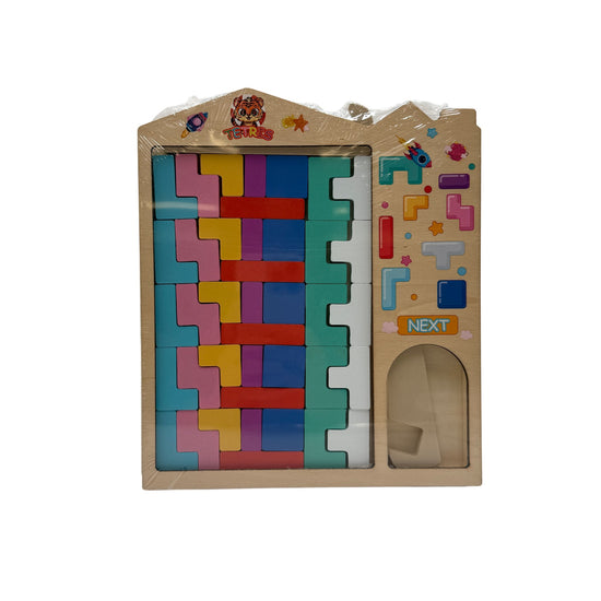 Wooden Tetris Puzzle Toy