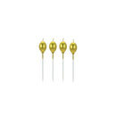 Cake Accessories Candle Topper Gold Silver