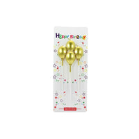 Cake Accessories Candle Topper Gold Silver
