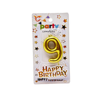 Cake Accessories Candle Number Gold Silver