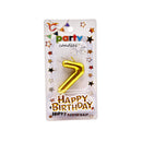 Cake Accessories Candle Number Gold Silver