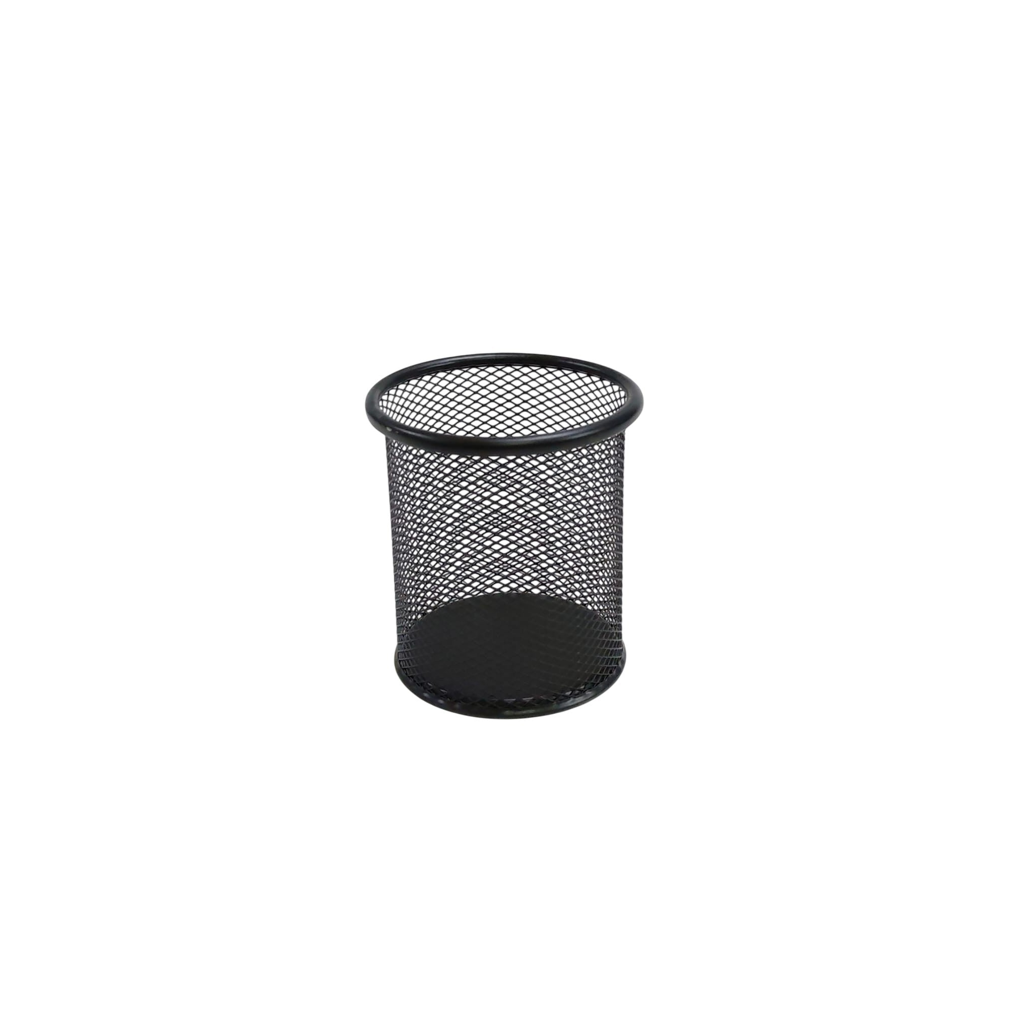 Plastic Pen & Pencil Holder Black 3+
