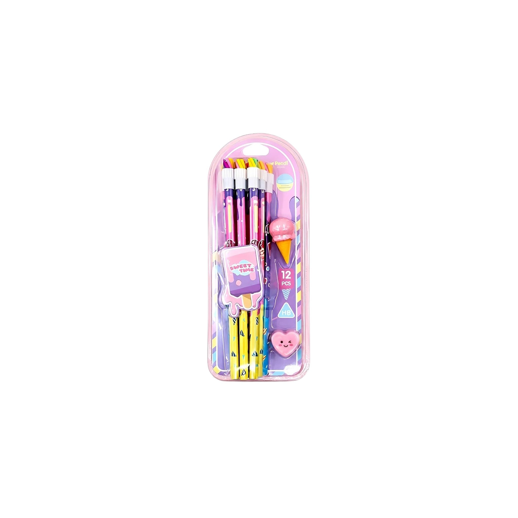 Pencil Plastic 6 Pcs 3+