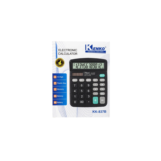 Office Essentials Calculator 14 x 11 cm Black