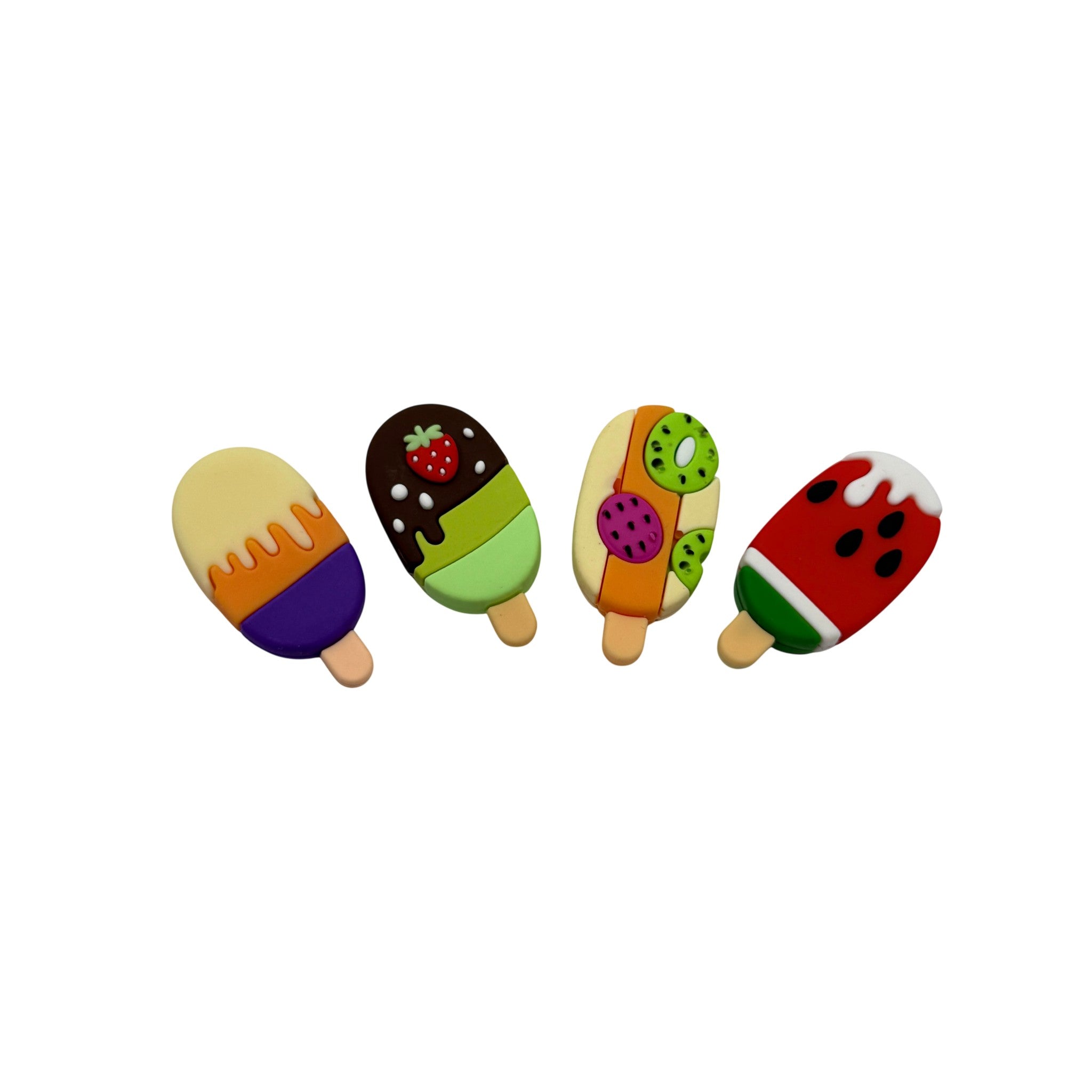 Eraser Plastic Multicolor 4 Pcs 3+