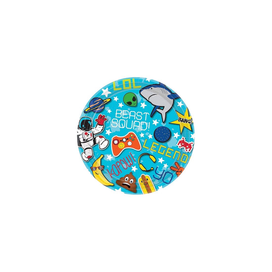 Disposable Plastic Plates Space 8 pcs