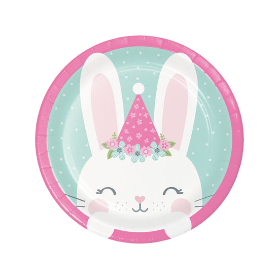 Disposable Plastic Llama Plates 8 pcs