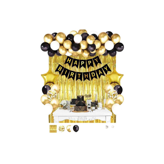 Balloons Happy Birthday Decoration Set