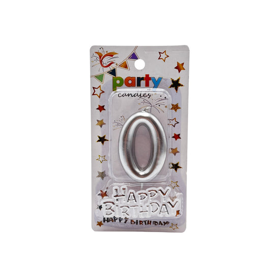 Cake Accessories Candle Silver