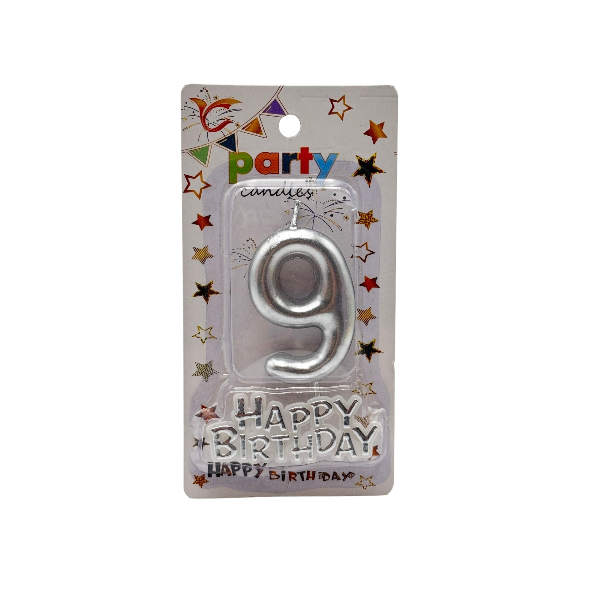 Cake Accessories Candle Silver
