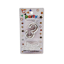 Cake Accessories Candle Silver
