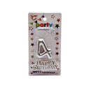 Cake Accessories Candle Silver