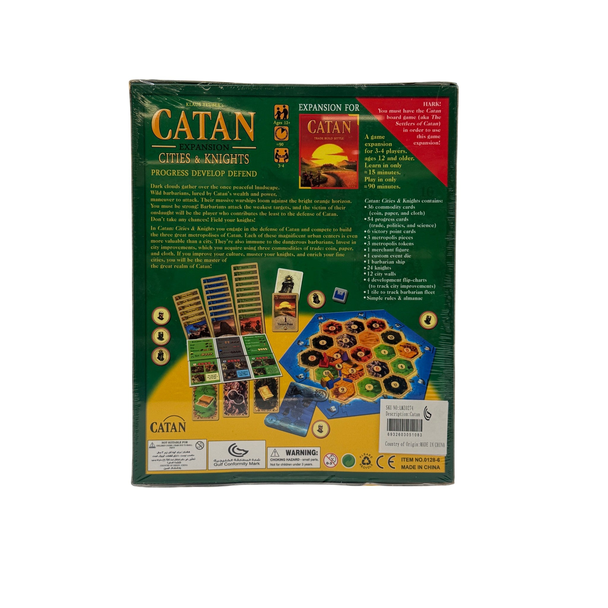Hk Board Game Plastic Multicolor 5x5x5 CM Catan 3+
