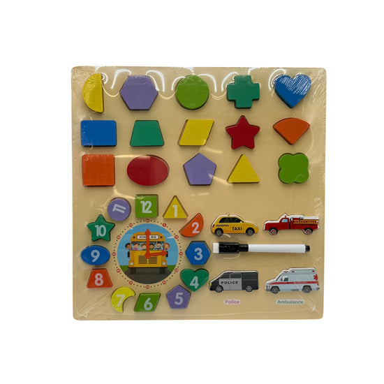 Wooden Shape Sorter Toy