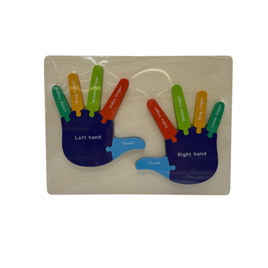 Wooden Hands and Fingers Learning Toy