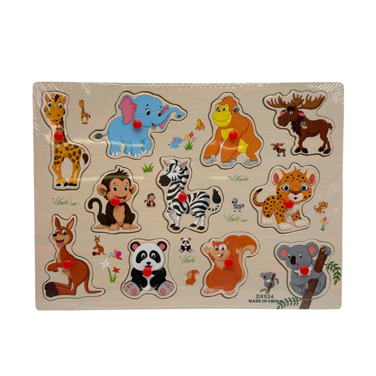 Wooden Animal Learning Toy