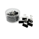 Hk Binder Clips Plastic Black 5x5x5 CM Pins and Binder Clip