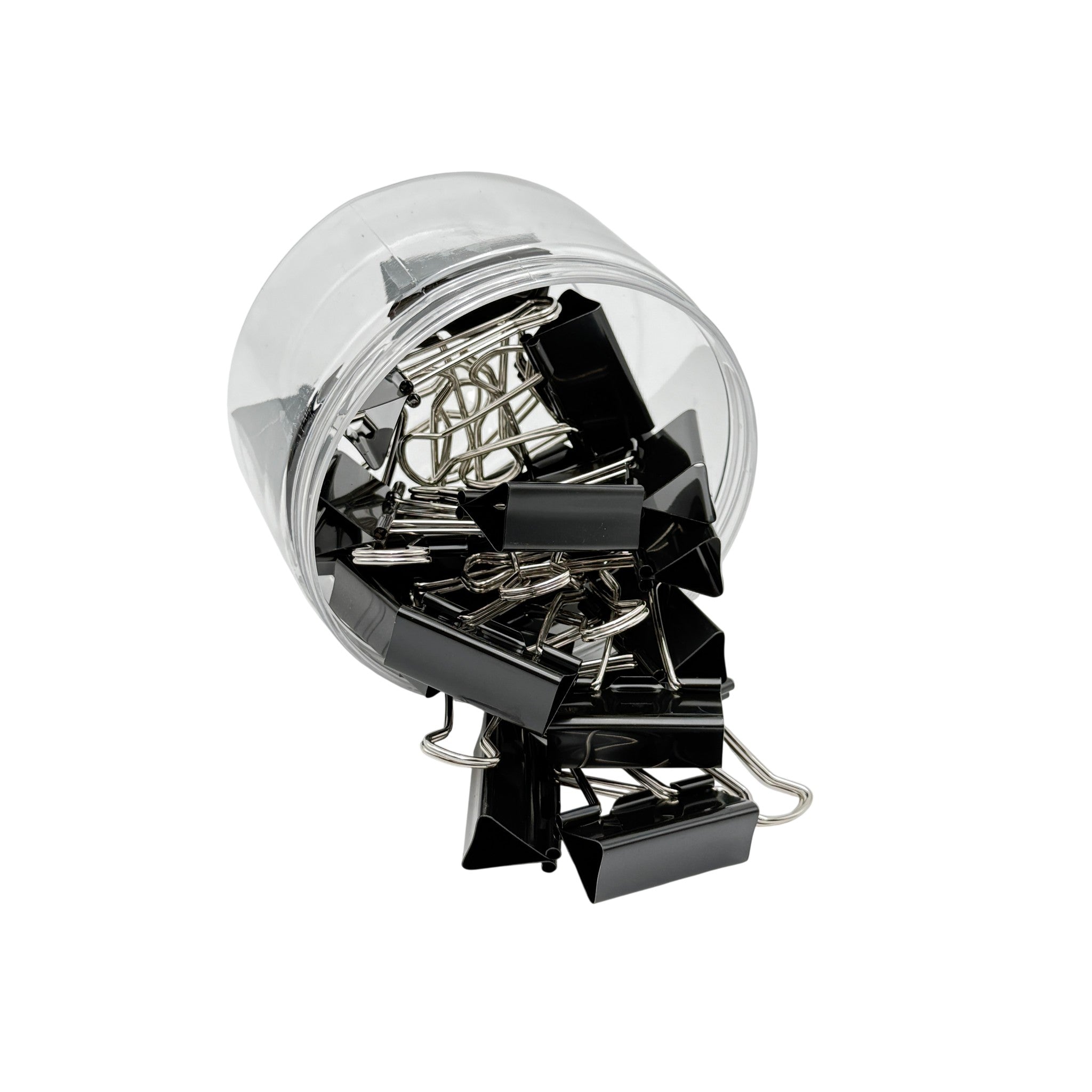 Hk Binder Clips Plastic Black 5x5x5 CM Pins and Binder Clip