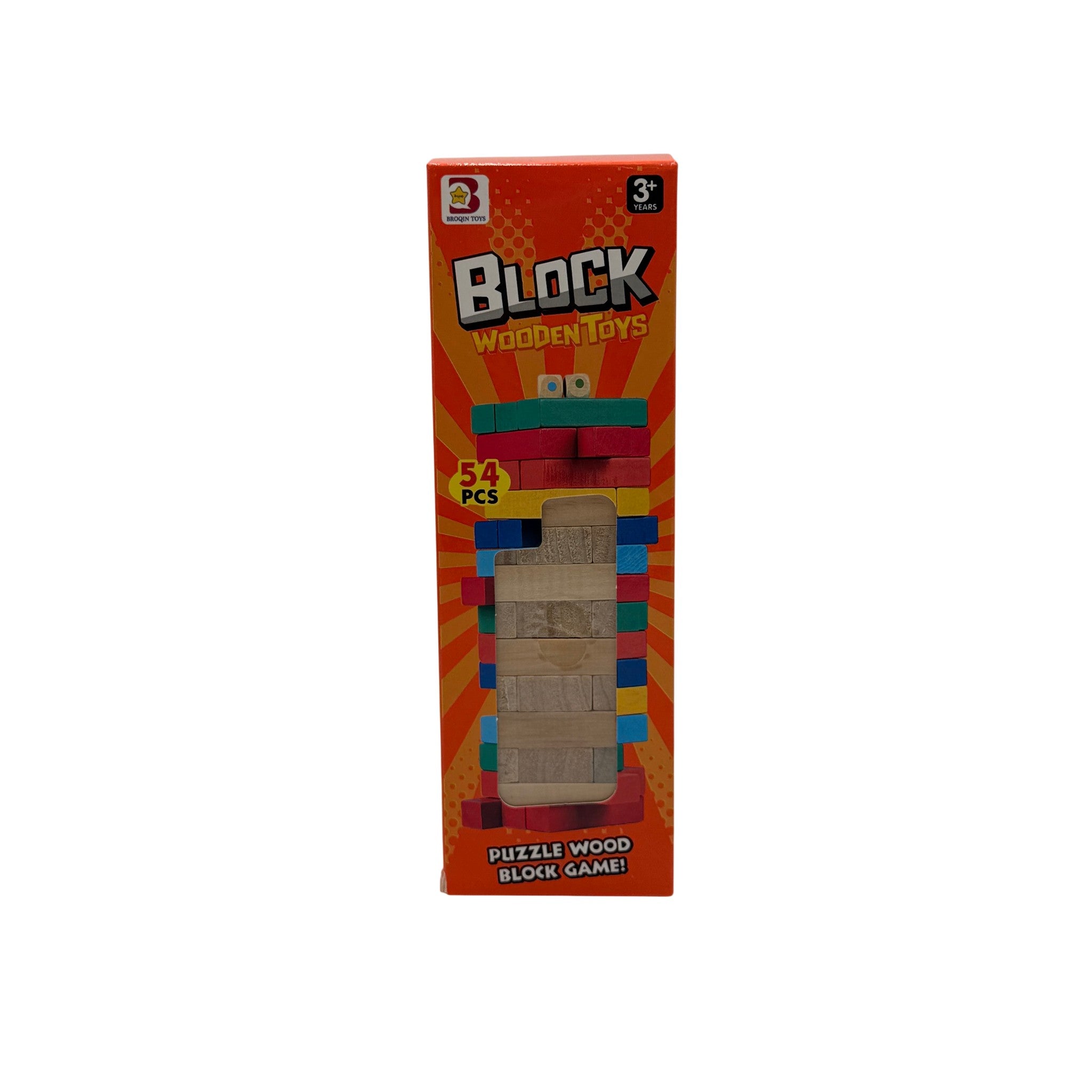 Hk Board Game Plastic Multicolor 5x5x5 CM Jenga 3+